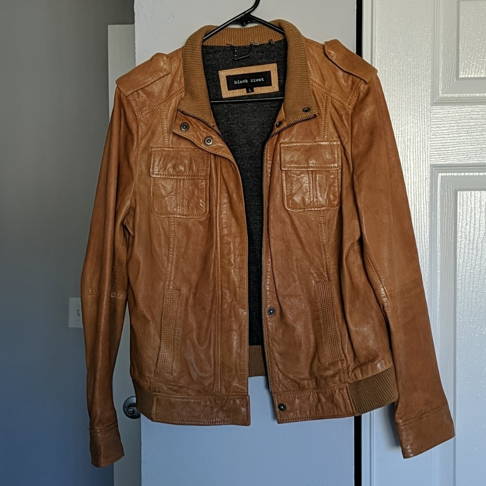 Wilson's Tan Leather Jacket